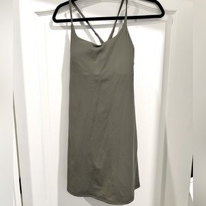 Halara Everyday Cloudful™ Fabric Backless 2-in-1 Flare Workout Dress-Wannabe